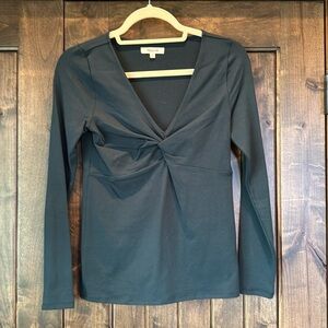 Madewell green shirt